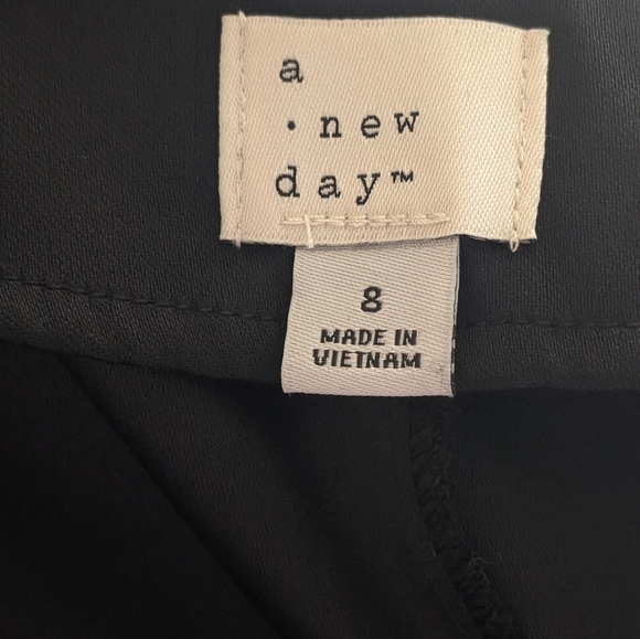*Final Price Drop* A New Day NWT Black Satin Trousers Sz 8 - Picture 10 of 10